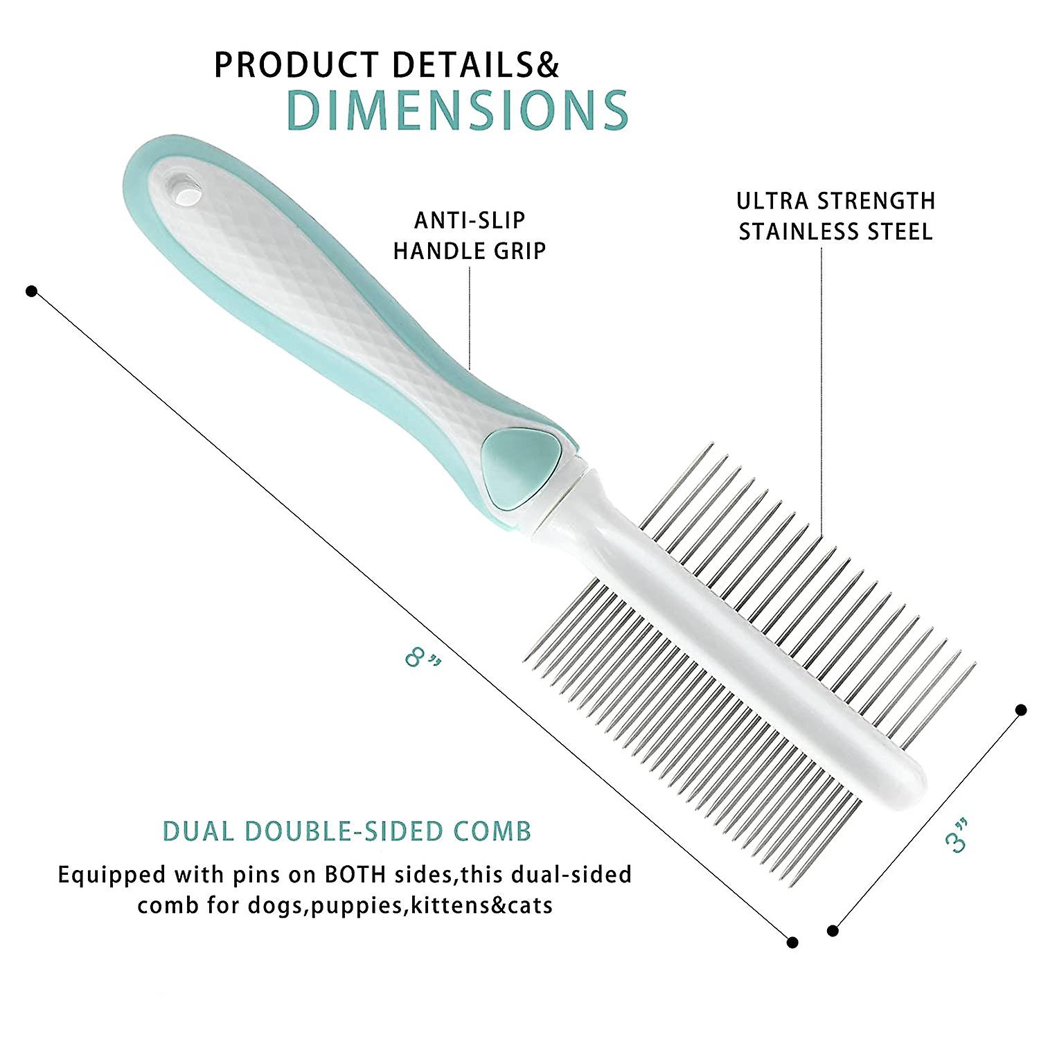 Foto 2 pulgar | Peine De Aseo Para Perros Huoguo Para Eliminar Enredos Y Nudos - Venta Internacional.