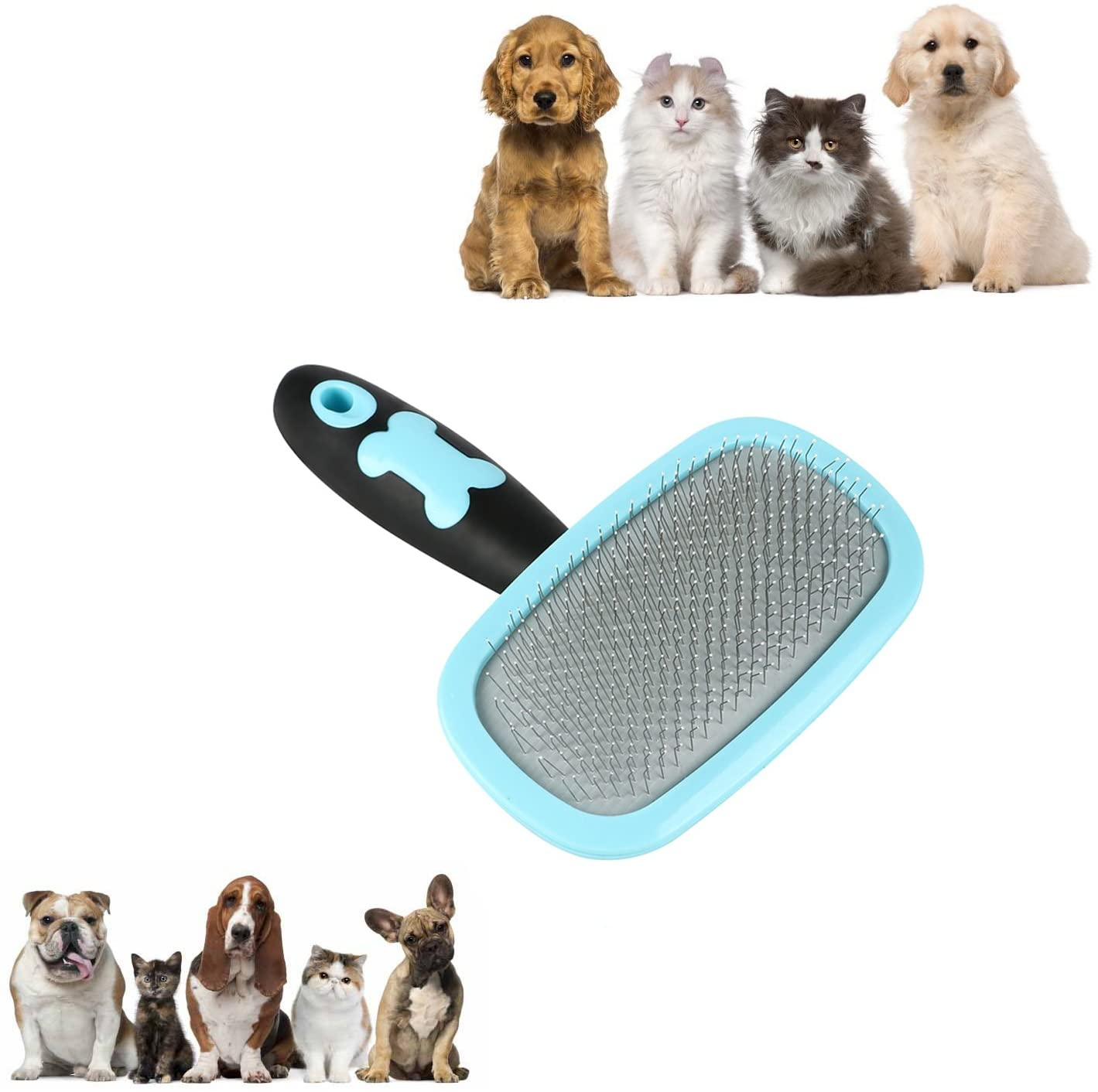 Foto 6 pulgar | Cortadora De Cepillos Para Mascotas Para Perros Y Gatos, Color Azul - Venta Internacional.