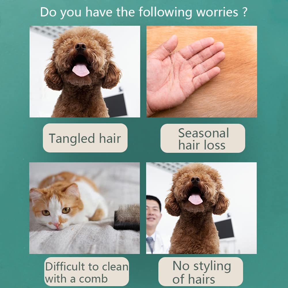 Foto 5 pulgar | Cepillo Para Gatos Huoguo, Peine De Aseo Para Cabello Corto O Largo - Venta Internacional.