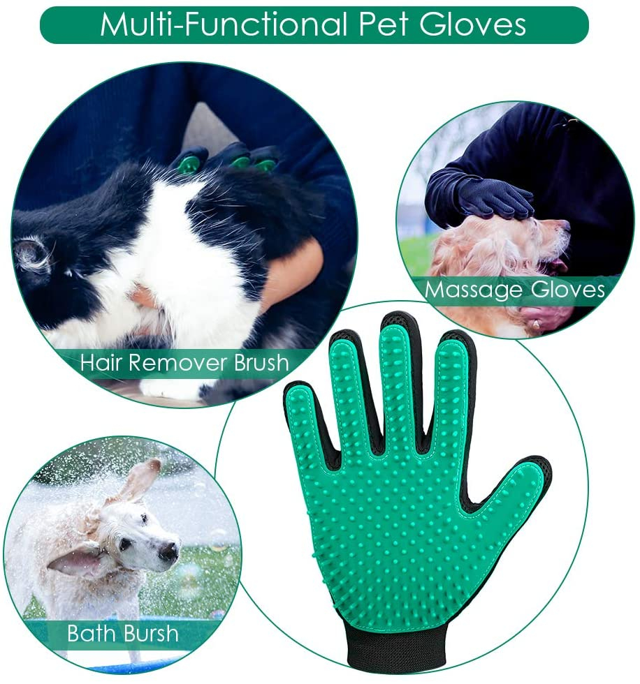Foto 5 pulgar | Guantes Depiladores Para Mascotas Jieyou Con 255 Puntas Para Perros Y Gatos - Venta Internacional.