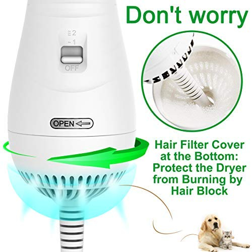 Foto 3 pulgar | Secador De Pelo Para Mascotas Jieyou 2 En 1 Con Cepillo Pulido Para Mascotas - Venta Internacional.