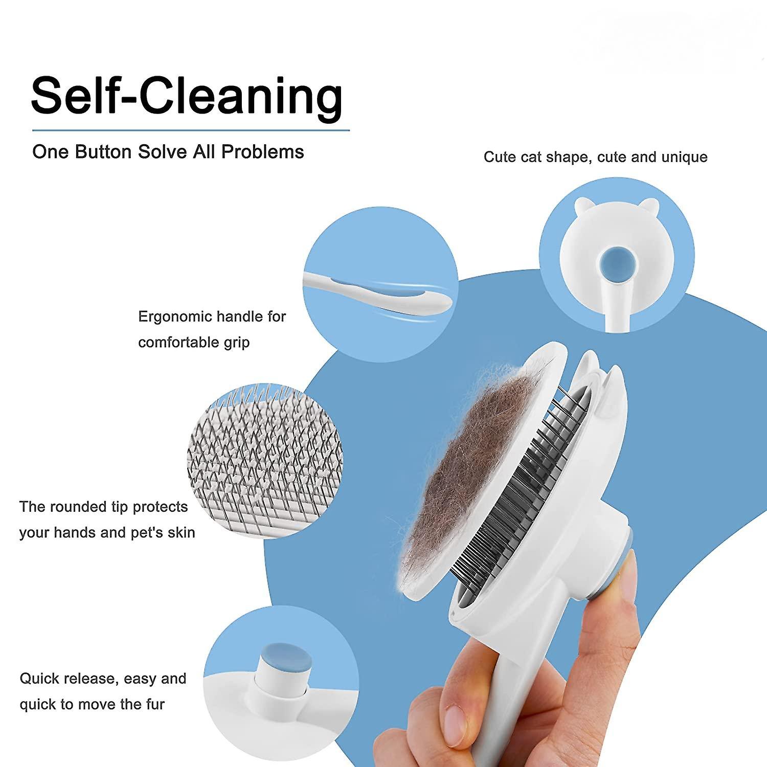 Foto 4 pulgar | Cepillos Autolimpiantes Para Gatos Pet Brush Huoguo - Venta Internacional.