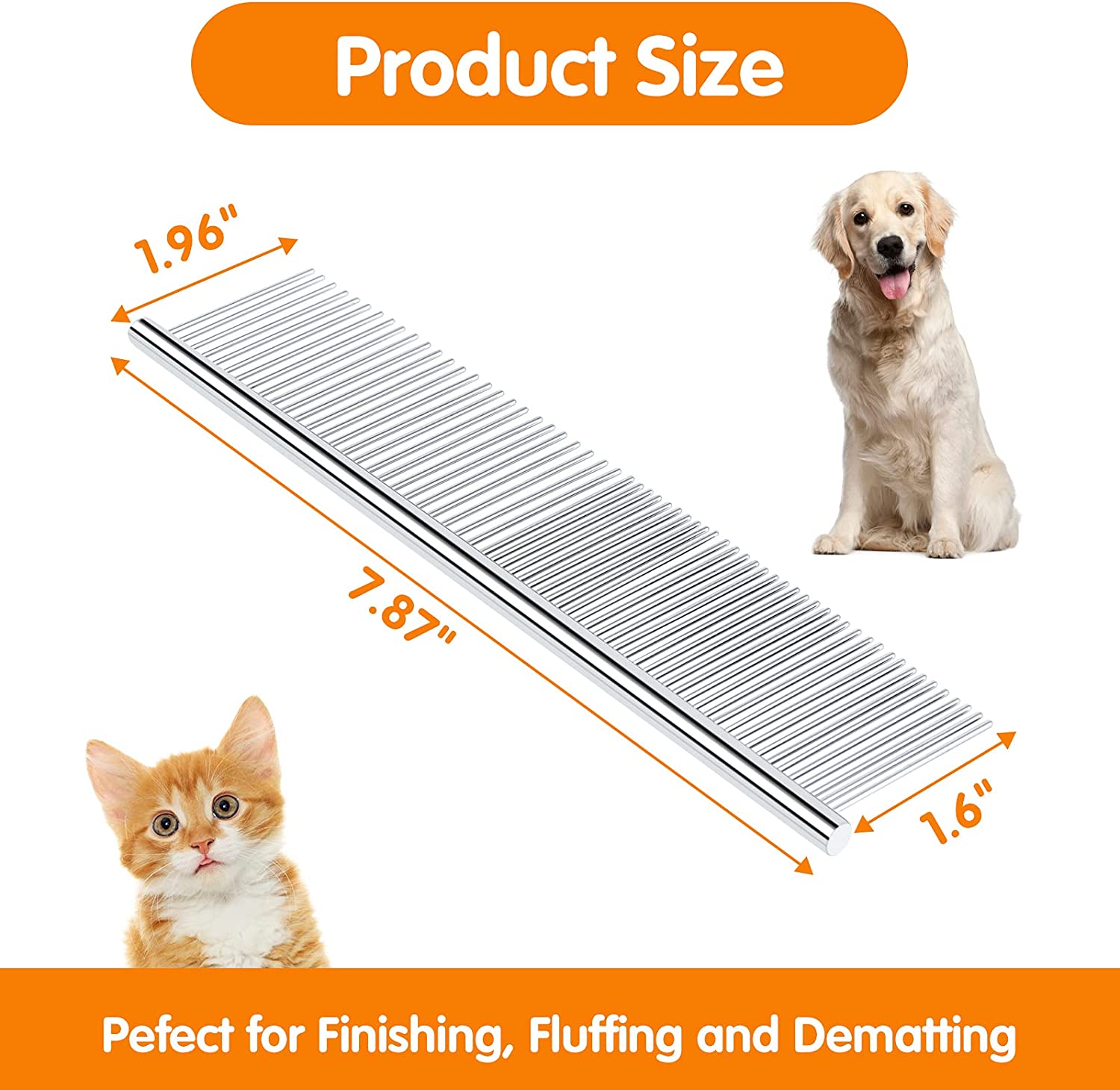 Herramienta De Aseo Para Mascotas Pettom Poodle Finishing Peine - Venta Internacional.