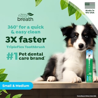 Foto 2 | Cepillo De Dientes Tropiclean Fresh Breath Tripleflex Para Perros - Venta Internacional.