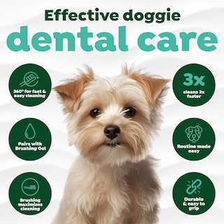 Foto 4 | Cepillo De Dientes Tropiclean Fresh Breath Tripleflex Para Perros - Venta Internacional.