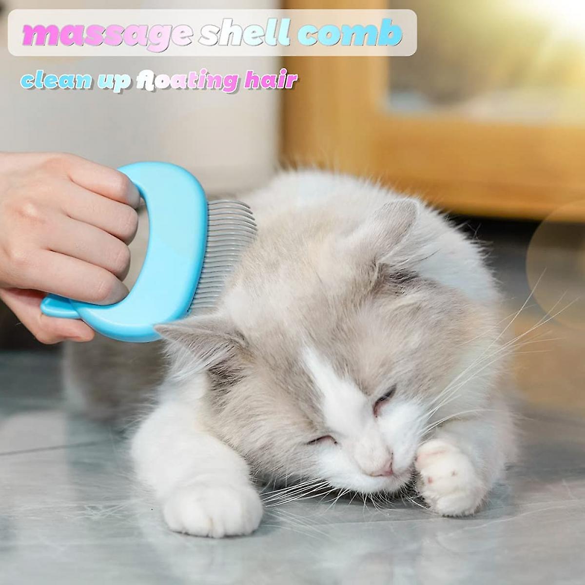 Foto 3 pulgar | Pet Comb Huoguo, Diseño De Masaje 2 En 1 Para Perros Y Gatos - Venta Internacional.