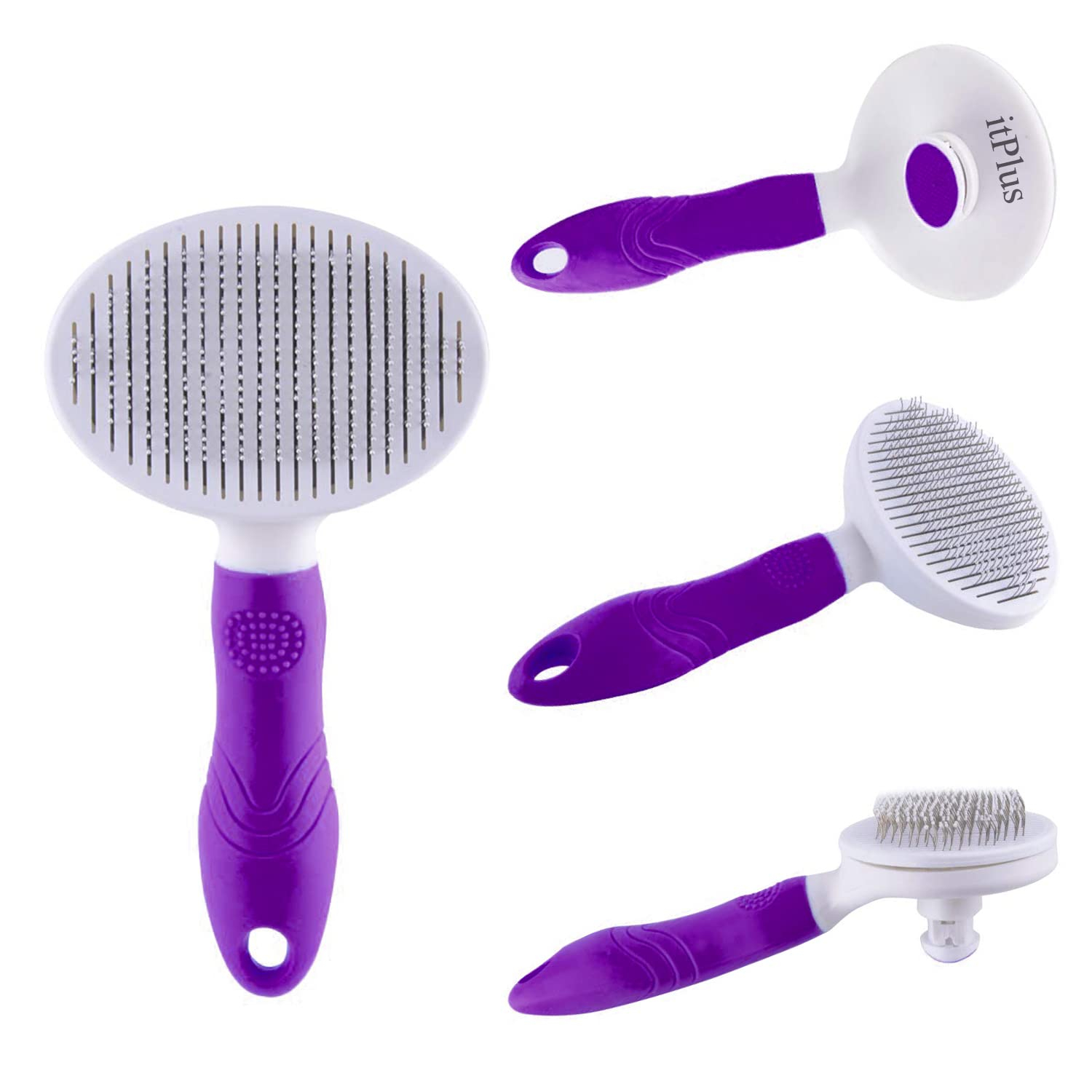 Foto 4 pulgar | Cepillo De Aseo Jieyou, Autolimpiante, Para Gatos, Color Morado - Venta Internacional.