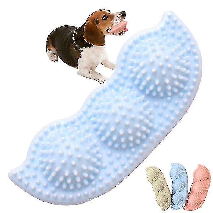 Juguete Para Perros Huoguo Tpr, Resistente A Mordidas Molares, Interactivo, Azul - Venta Internacional.