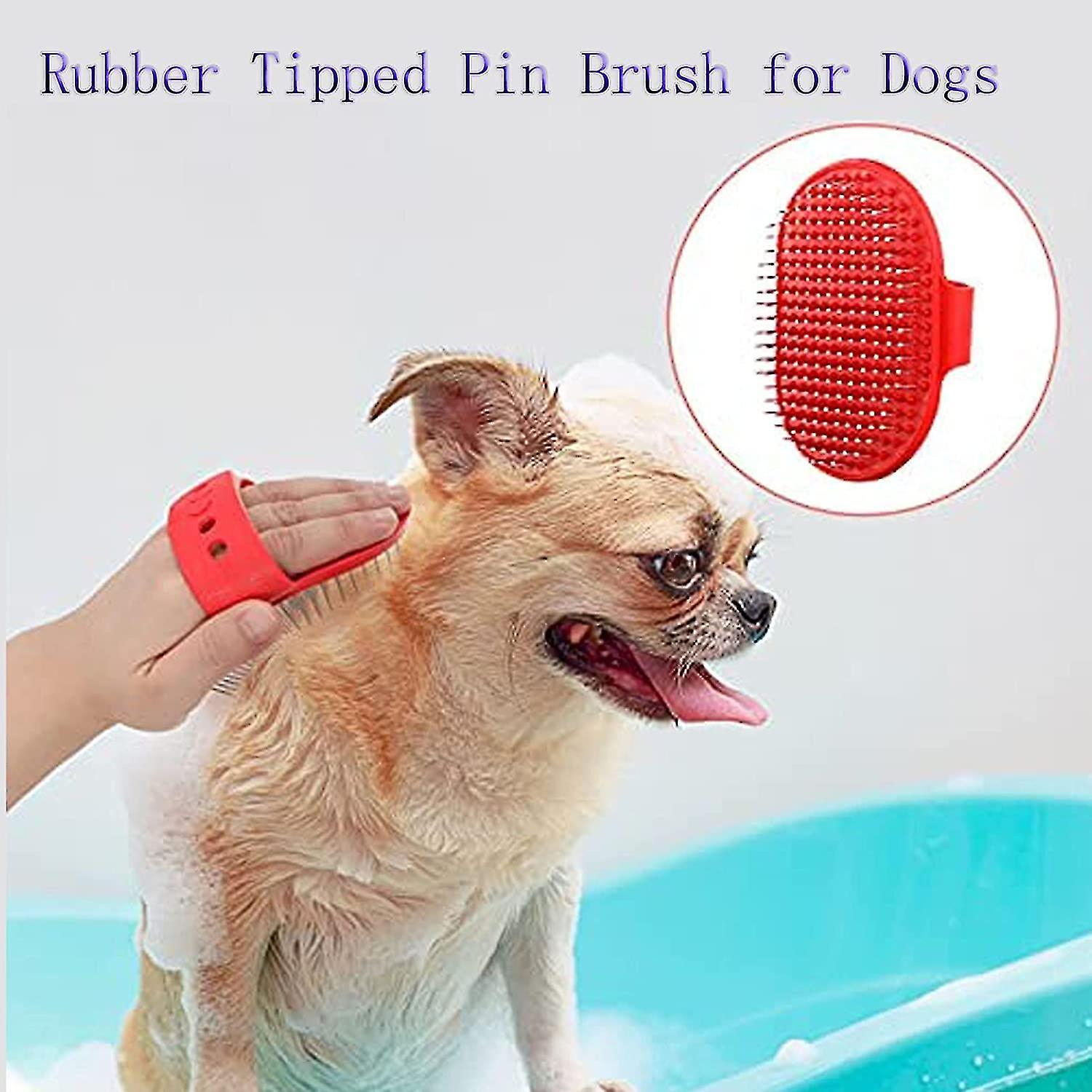 Foto 3 pulgar | Cepillo De Aseo Huoguo Para Perros Y Gatos Con Puntas De Goma - Venta Internacional.