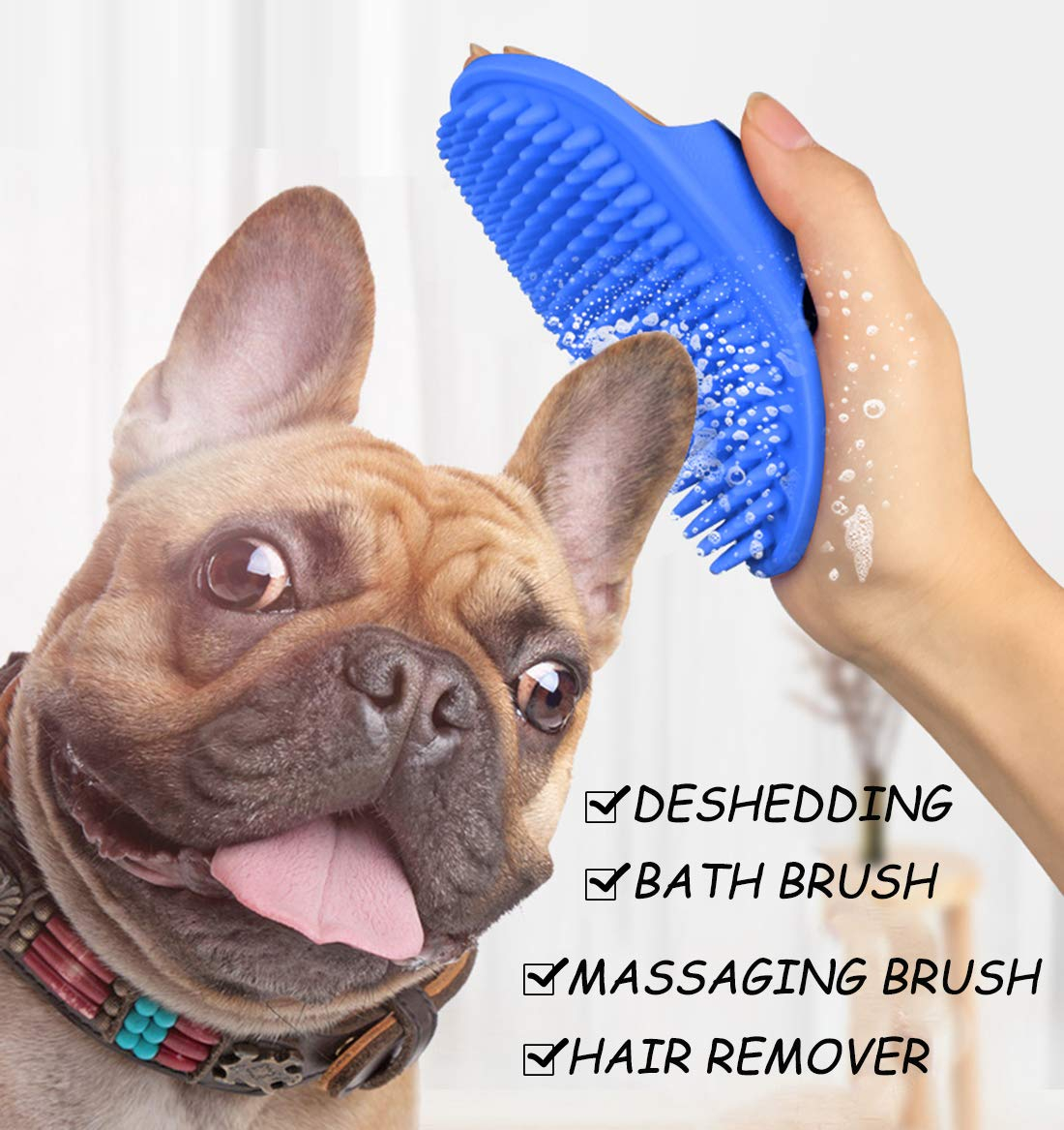 Foto 6 pulgar | Cepillo De Aseo Para Perros Jieyou Con Correa Ajustable - Venta Internacional.