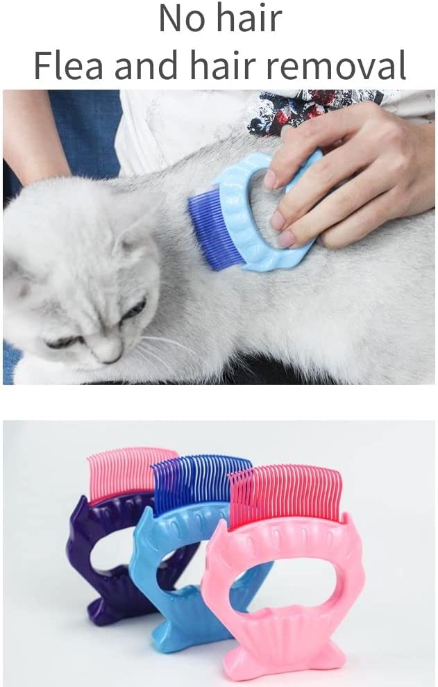 Foto 5 pulgar | Peine De Masaje Pet Grooming Para Perros Y Gatos, Paquete De 3 - Venta Internacional.