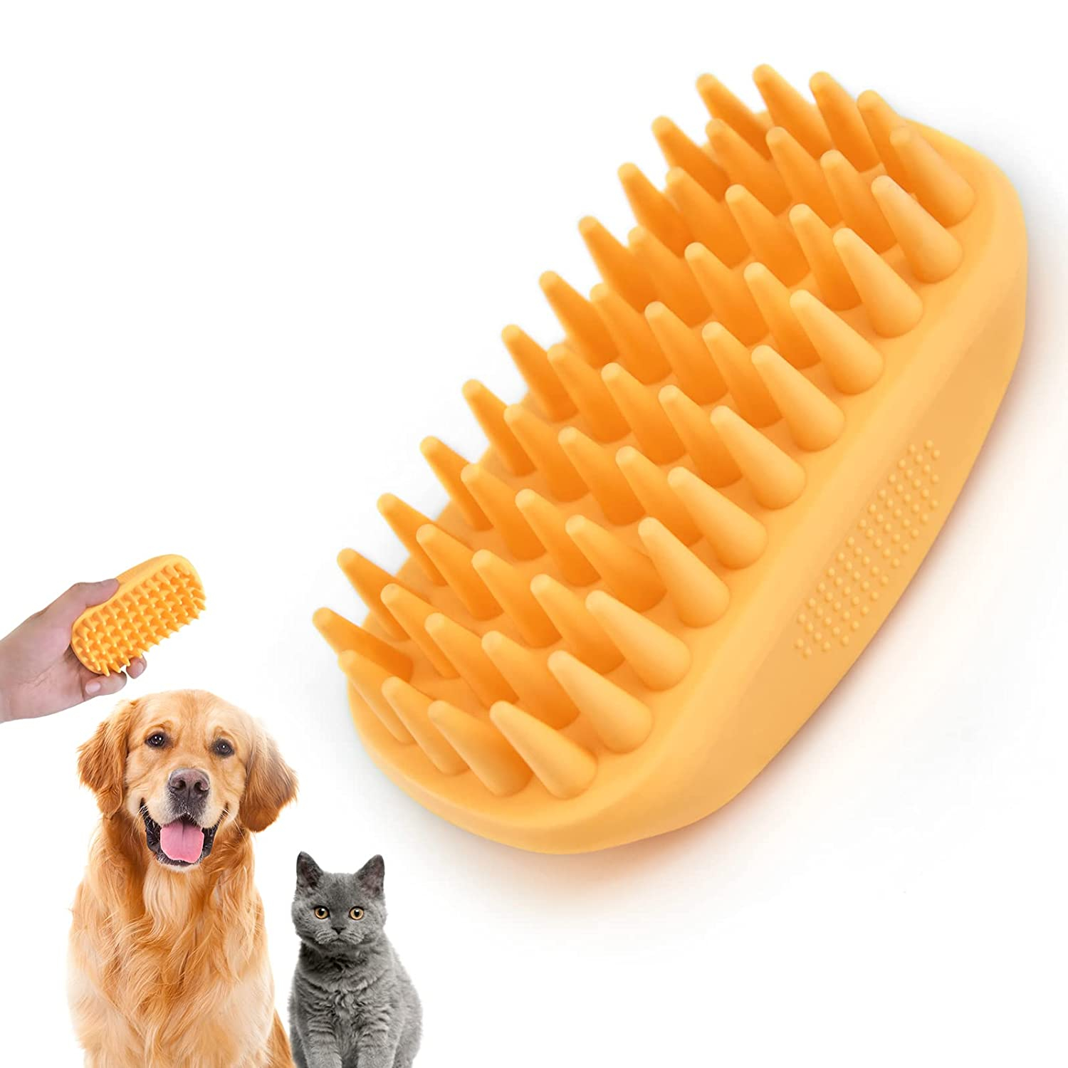Foto 2 pulgar | Cepillo De Baño De Silicona Para Perros Jieyou Para Mascotas - Venta Internacional.