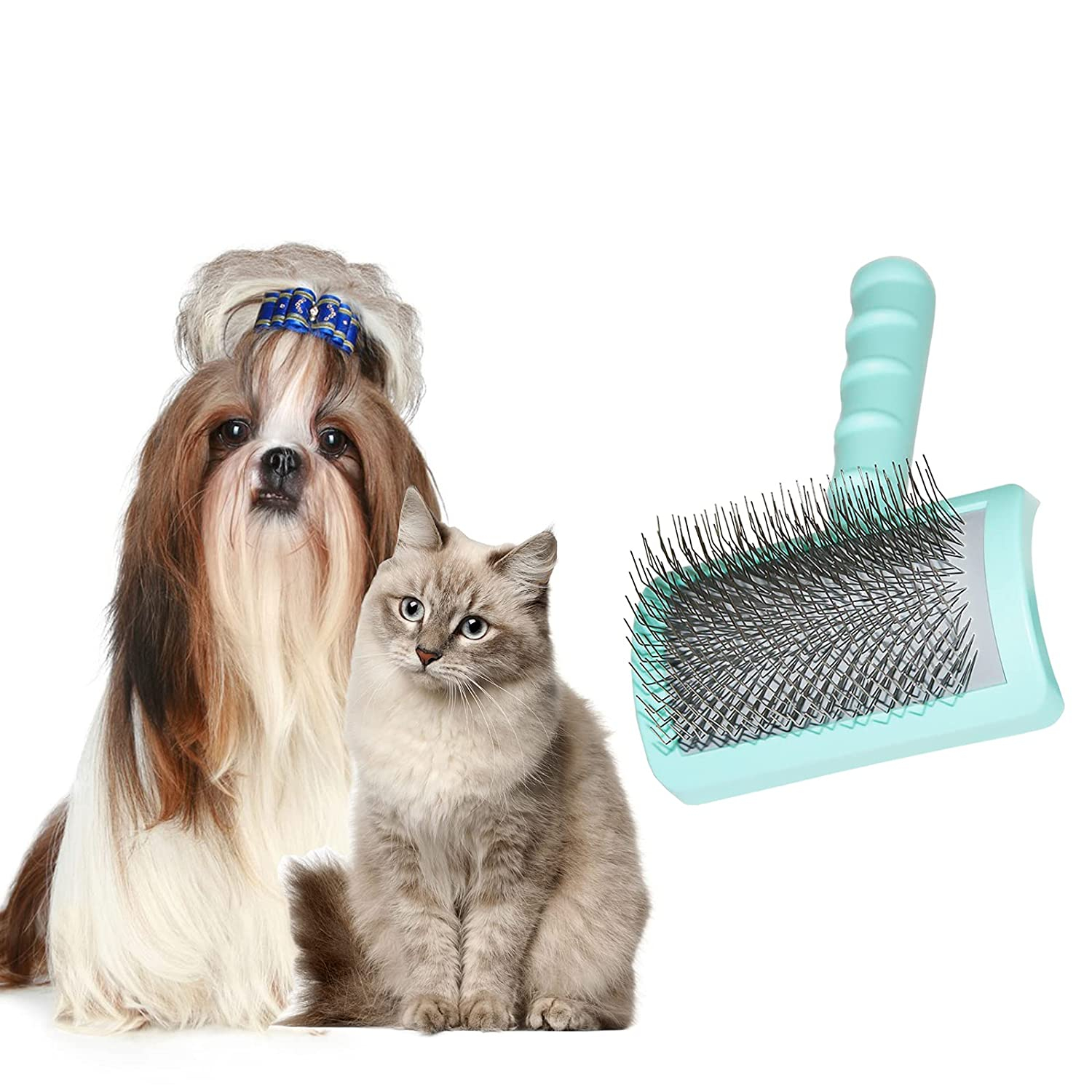 Slicker Brush Jieyou - Alfiler Extra Largo Para Perros Grandes, Color Verde - Venta Internacional.