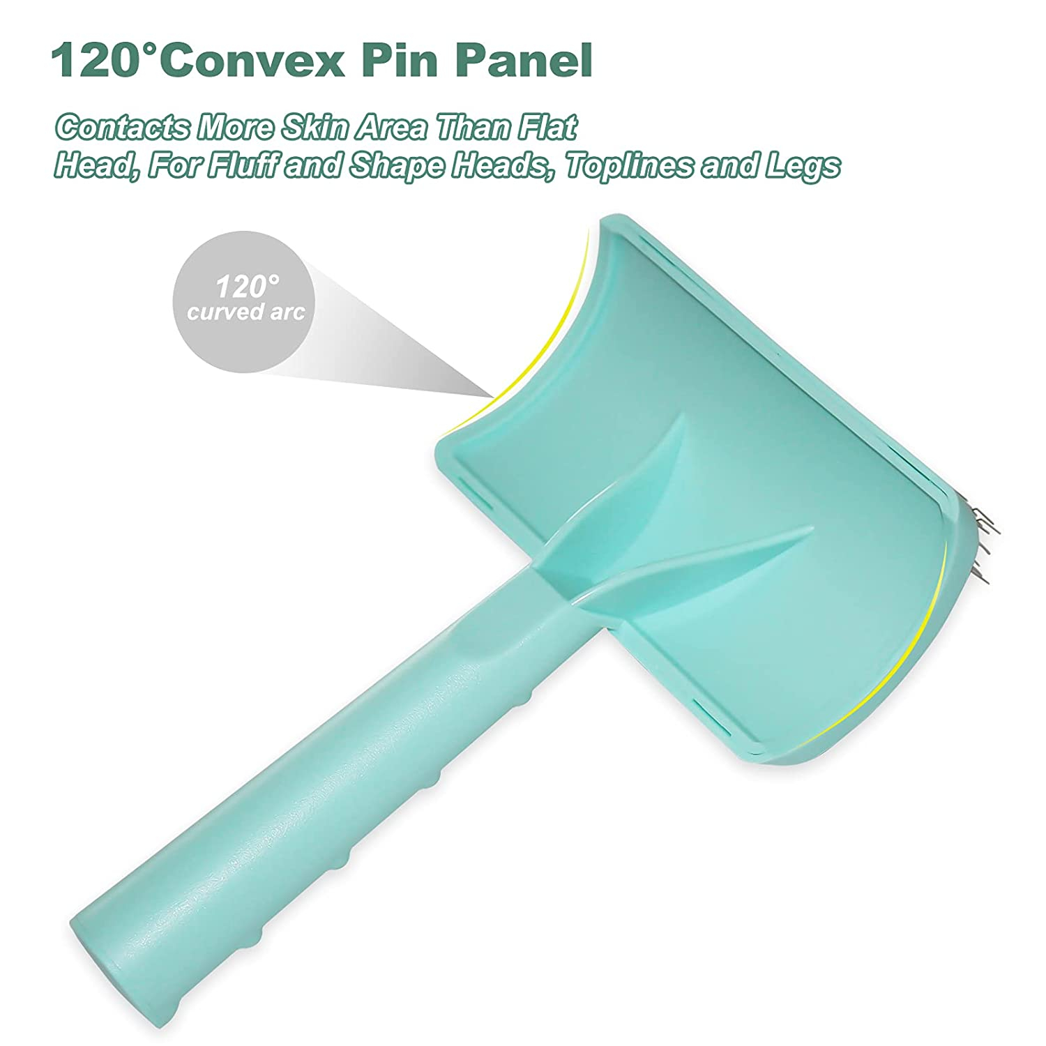 Foto 6 pulgar | Slicker Brush Jieyou - Alfiler Extra Largo Para Perros Grandes, Color Verde - Venta Internacional.
