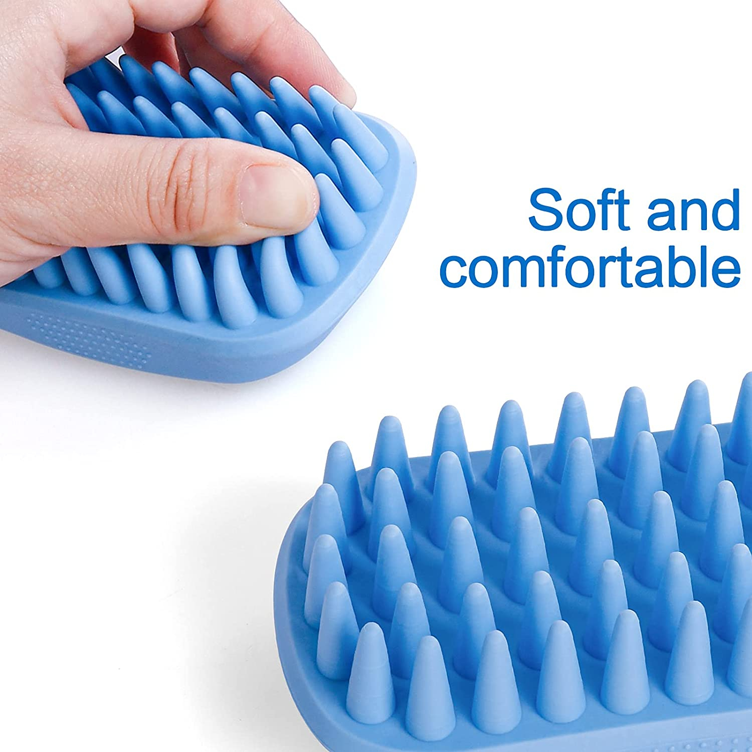 Foto 6 pulgar | Cepillo De Baño Para Perros Jieyou Rubber Shampoo Para Perros Y Gatos - Venta Internacional.