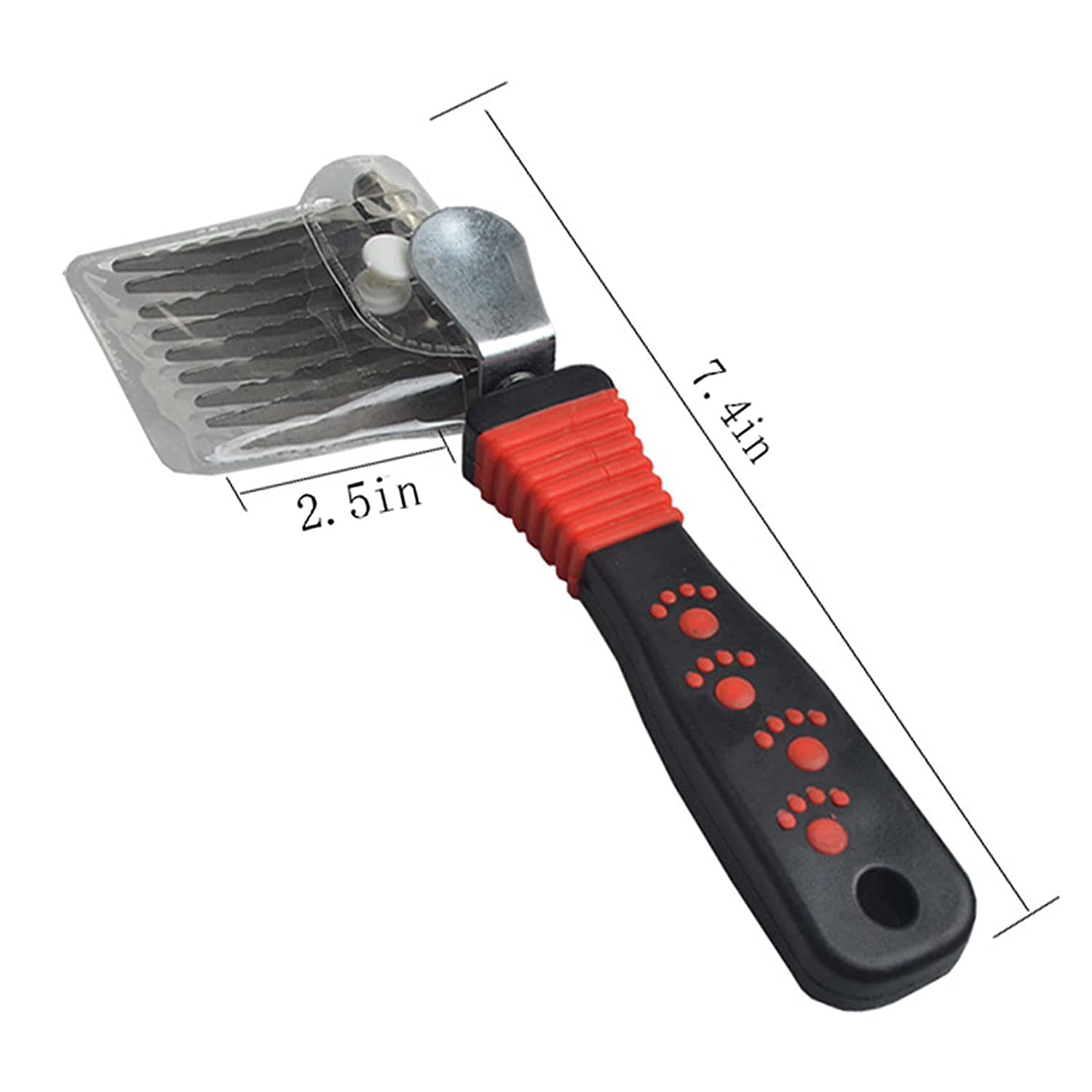 Foto 4 pulgar | Herramienta Desmatting Jieyou Para Perros Con Cuchillas De Acero De 2,5 Pulgadas - Venta Internacional.
