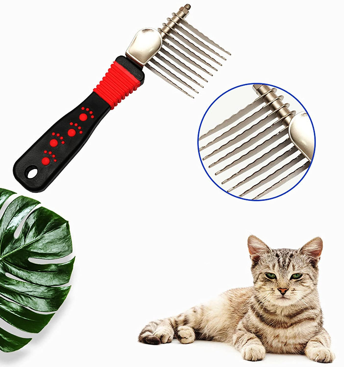 Foto 6 pulgar | Herramienta Desmatting Jieyou Para Perros Con Cuchillas De Acero De 2,5 Pulgadas - Venta Internacional.