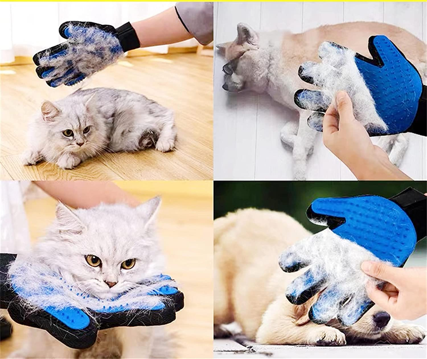 Foto 5 | Glove De Aseo Para Mascotas Jieyou Gable Cepillo Para Eliminar La Piel De Perros Y  - Venta Internacional.