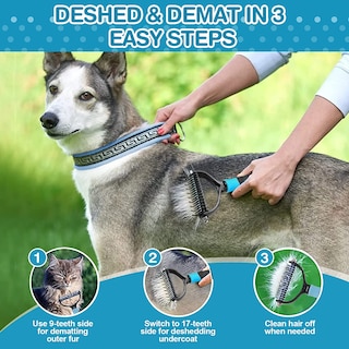 Foto 3 | Cepillo De Aseo Para Mascotas Jieyou, De Doble Cara, Para Gatos Y D - Venta Internacional.