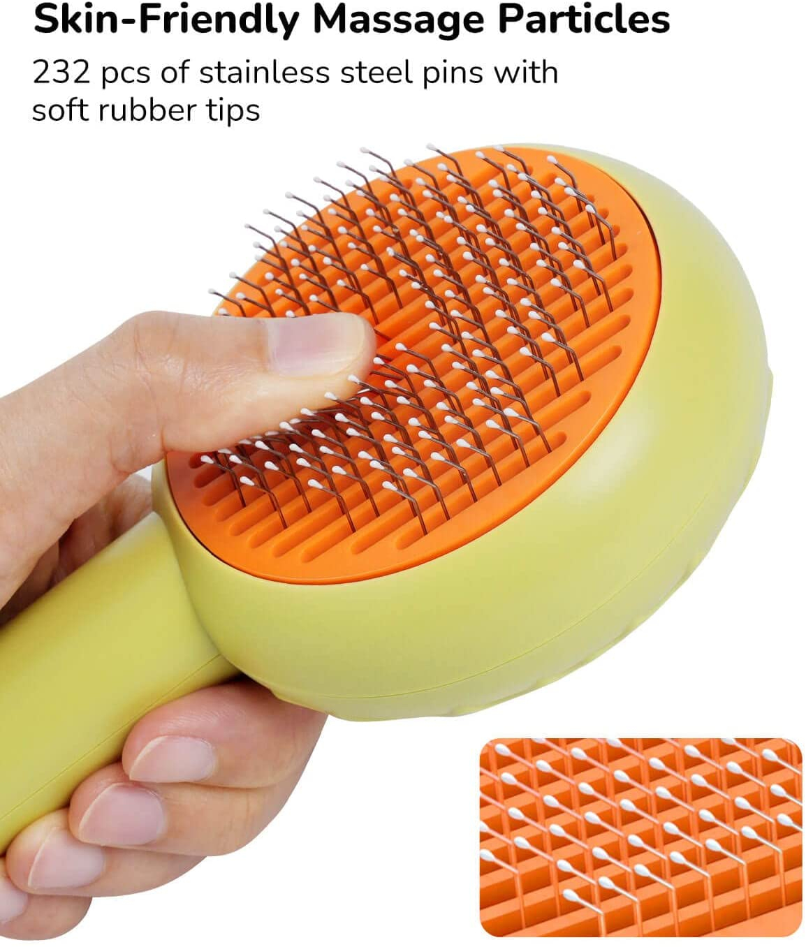 Foto 4 pulgar | Cepillo De Peluquería Para Mascotas Jieyou, Autolimpiante, Para Gatos - Venta Internacional.