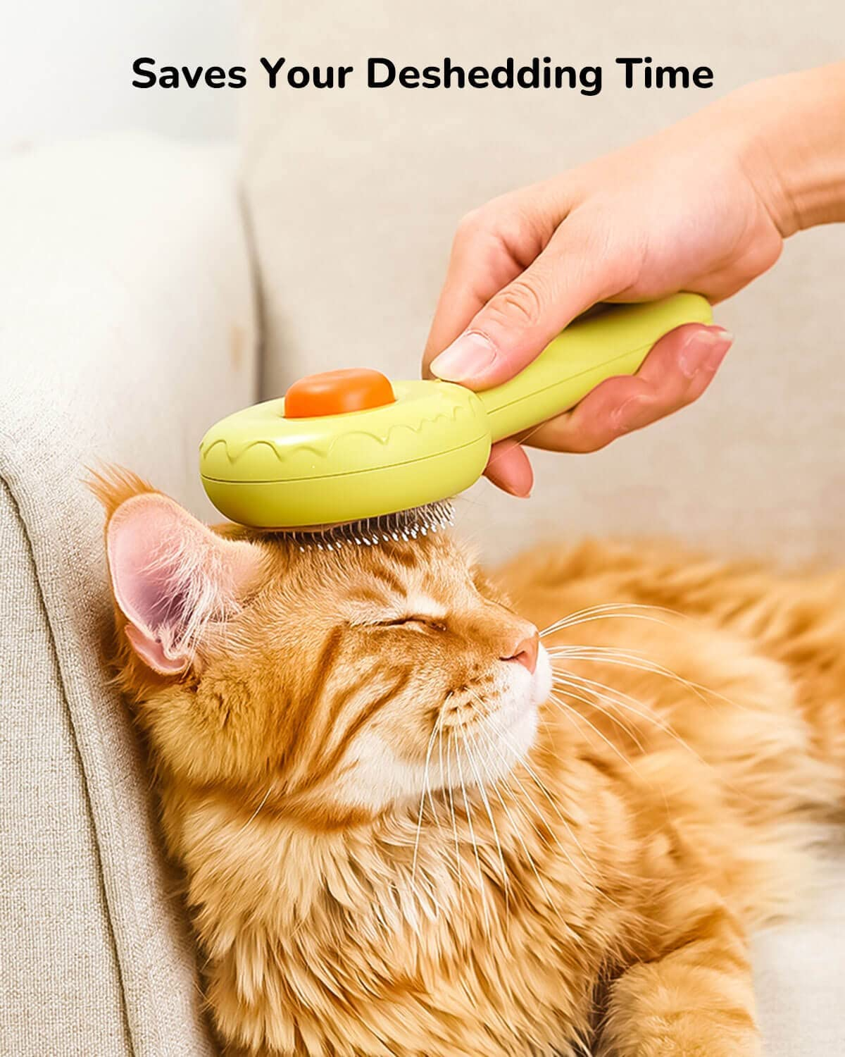 Foto 6 | Cepillo De Peluquería Para Mascotas Jieyou, Autolimpiante, Para Gatos - Venta Internacional.
