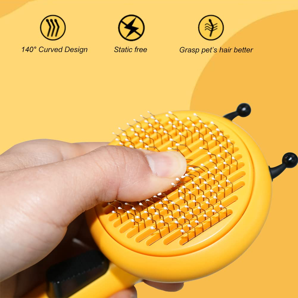 Foto 3 pulgar | Cepillo Autolimpiante Para Mascotas Jieyou Para Perros, Gatos Y Abejas - Venta Internacional.