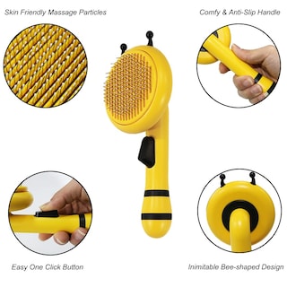 Foto 3 | Cepillo Autolimpiante Para Mascotas Jieyou Para Perros, Gatos Y Abejas - Venta Internacional.