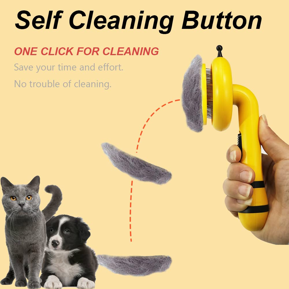 Foto 6 pulgar | Cepillo Autolimpiante Para Mascotas Jieyou Para Perros, Gatos Y Abejas - Venta Internacional.