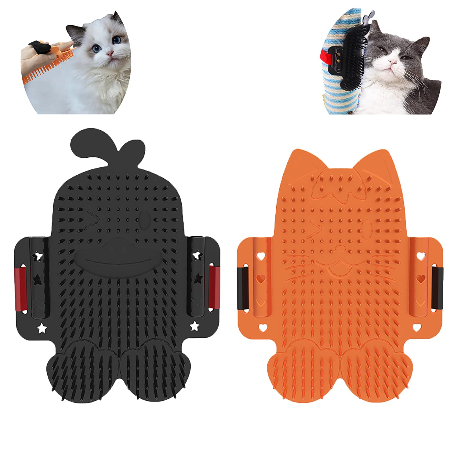 Foto 2 pulgar | Peines De Masaje Para Mascotas Jieyou, Autocuidado, Para Gatos, 2 Paquetes - Venta Internacional.