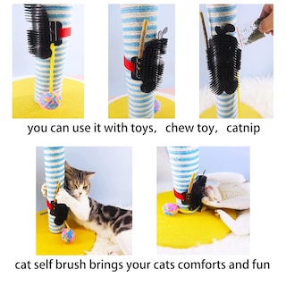 Foto 3 | Peines De Masaje Para Mascotas Jieyou, Autocuidado, Para Gatos, 2 Paquetes - Venta Internacional.