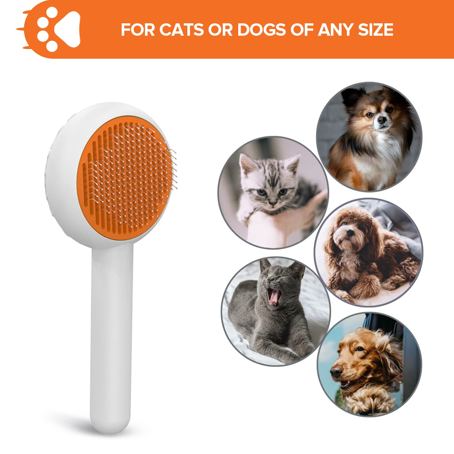 Foto 6 pulgar | Slicker Brush Jieyou, Autolimpiante, Para Perros Y Gatos - Venta Internacional.