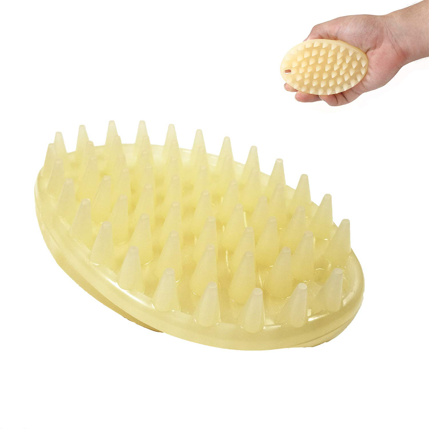 Foto 2 pulgar | Cepillo De Masaje Para Mascotas Jieyou De Silicona Ultrasuave Para Perros - Venta Internacional.