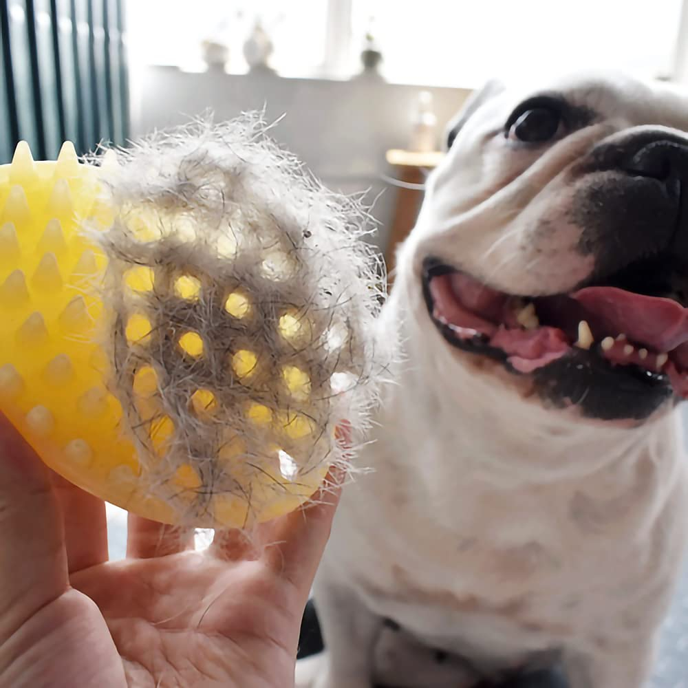 Foto 3 pulgar | Cepillo De Masaje Para Mascotas Jieyou De Silicona Ultrasuave Para Perros - Venta Internacional.