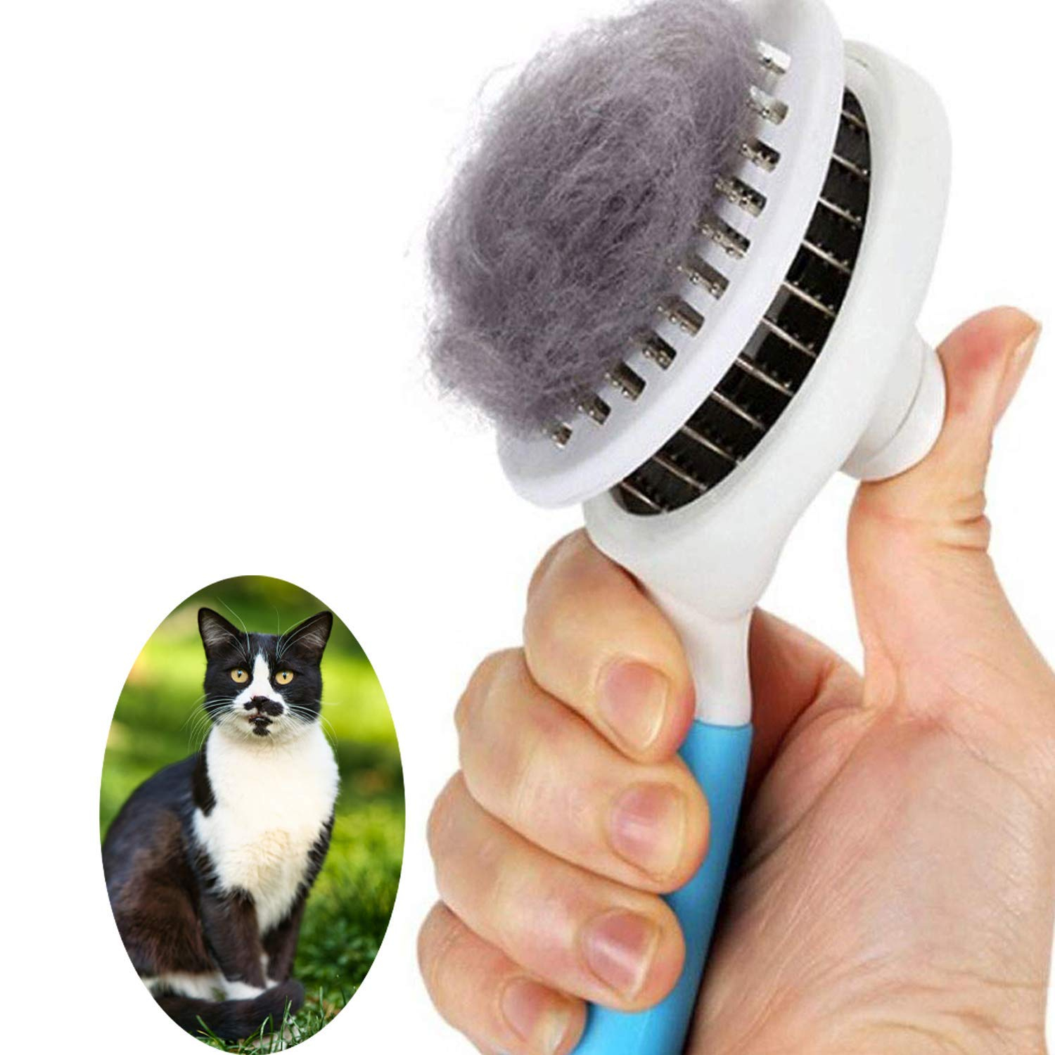 Foto 3 pulgar | Cepillo De Aseo Jieyou, Autolimpiante, Para Gatos Y Perros - Venta Internacional.