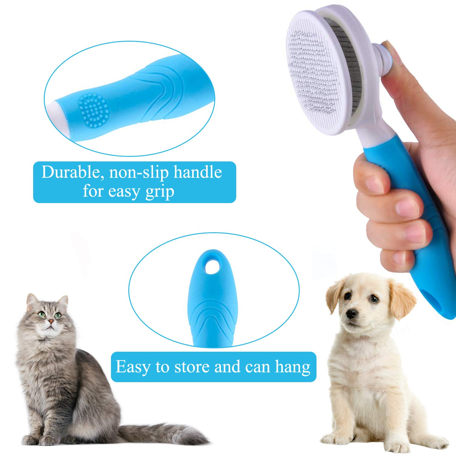 Foto 6 pulgar | Cepillo De Aseo Jieyou, Autolimpiante, Para Gatos Y Perros - Venta Internacional.