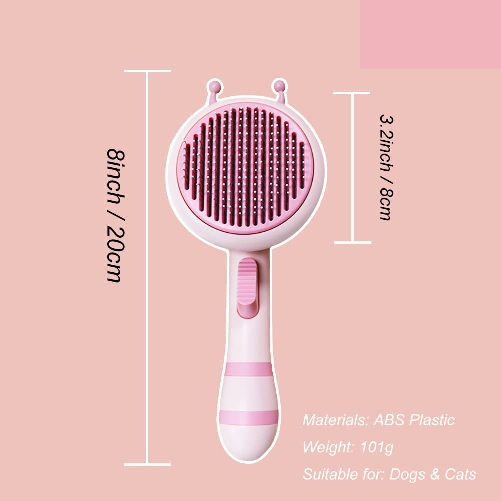 Foto 3 pulgar | Cepillo Autolimpiante Para Gatos Jieyou, Para Quitar El Pelo Rosa - Venta Internacional.
