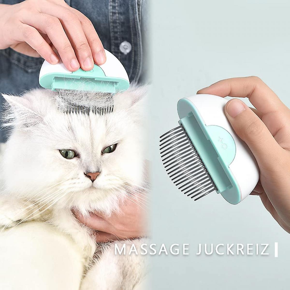 Foto 2 pulgar | Juego De Cepillos Para La Caída De Pelo Para Gatos, Peine De Masaje Huoguo - Venta Internacional.