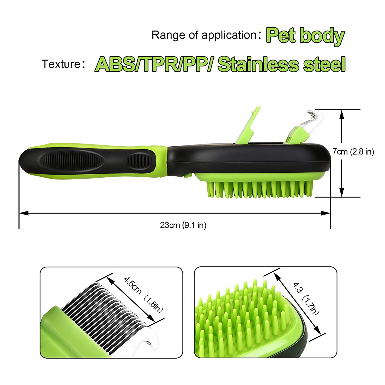 Foto 8 pulgar | Juego De Cepillos Para Mascotas Jieyou 5 En 1, Masaje De Aseo Y Pérdida De Pelo Para Mascotas - Venta Internacional.