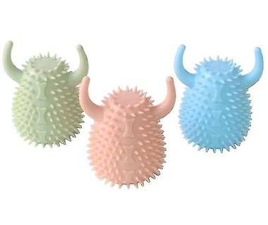 Foto 5 | Juguete Masticador Para Perros Que Limpia Los Dientes Resistentes A Las Mordeduras Huoguo Pink - Venta Internacional.
