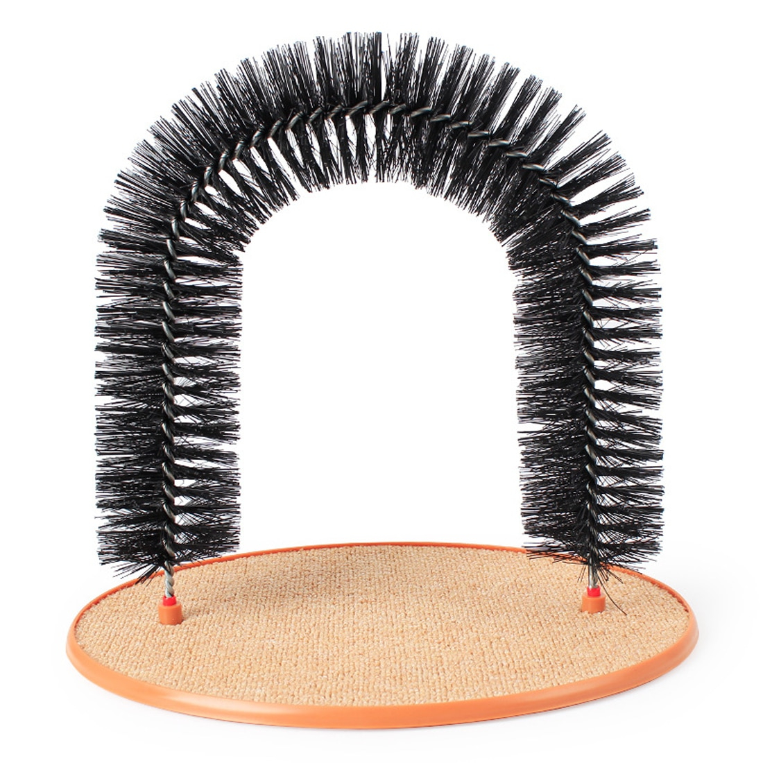 Foto 2 pulgar | Cepillo Para Juguetes Cat Self Groomer Arch Para Mascotas Con Base Redonda De Forro Polar - Venta Internacional.