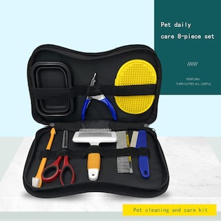 Foto 2 | Kit De Limpieza Para Mascotas Huoguo, 8 Piezas, Para Perros Y Gatos - Venta Internacional.