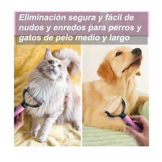 Foto 3 | Kit Cepillo Deslanador Para Perro 4pzs, Peine Mascotas Masajeador Eo Safe Imports Esi-12166-1 Rosa