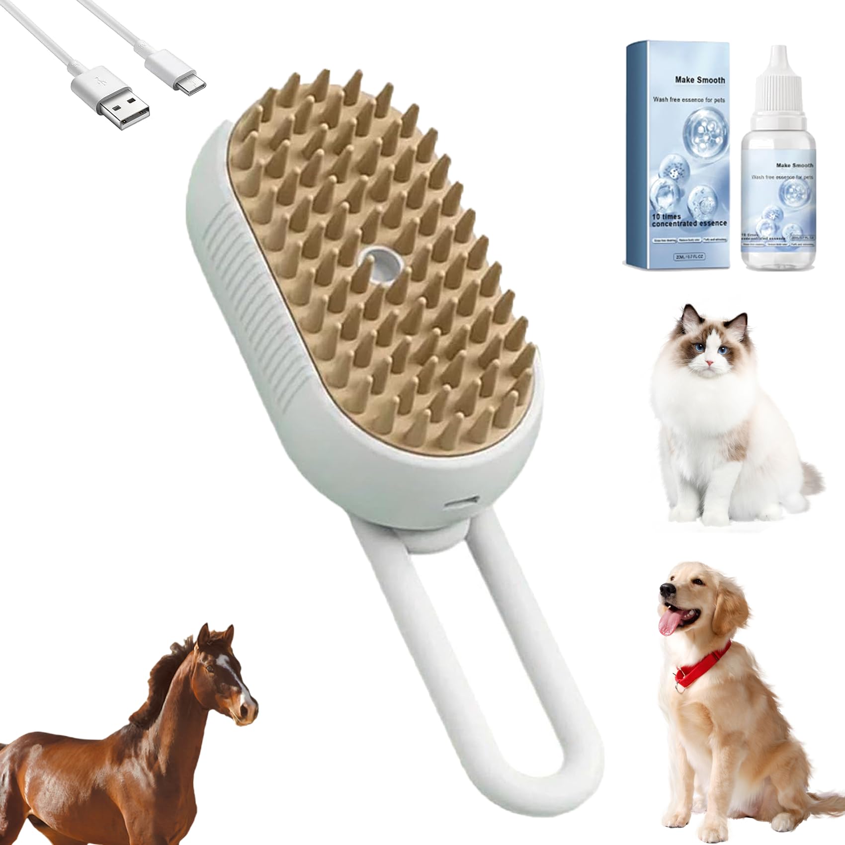 Pet Spritz Defur Comb Puffease Spritz Defur Comb 3 En 1 - Venta Internacional.