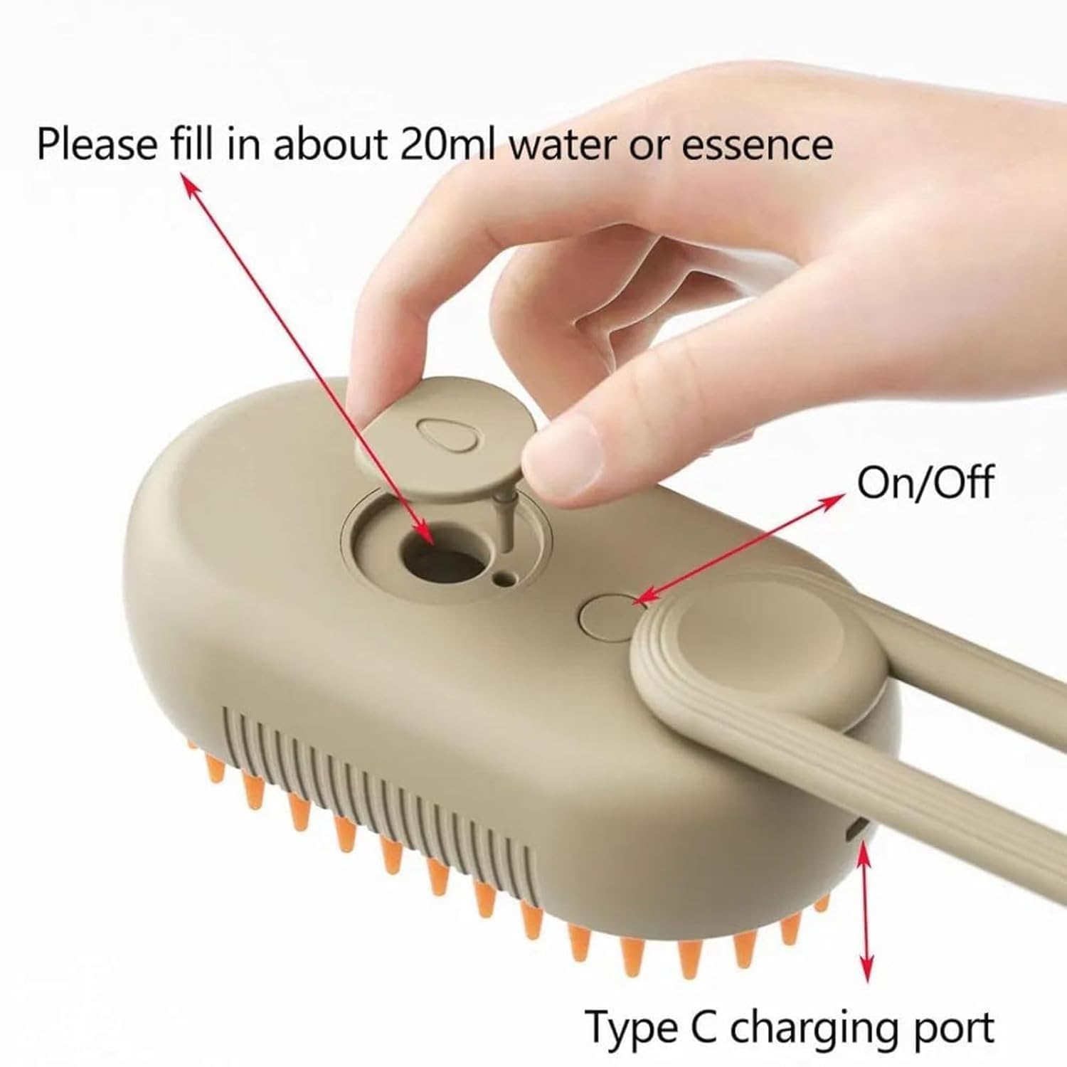 Foto 6 pulgar | Pet Spritz Defur Comb Puffease Spritz Defur Comb 3 En 1 - Venta Internacional.