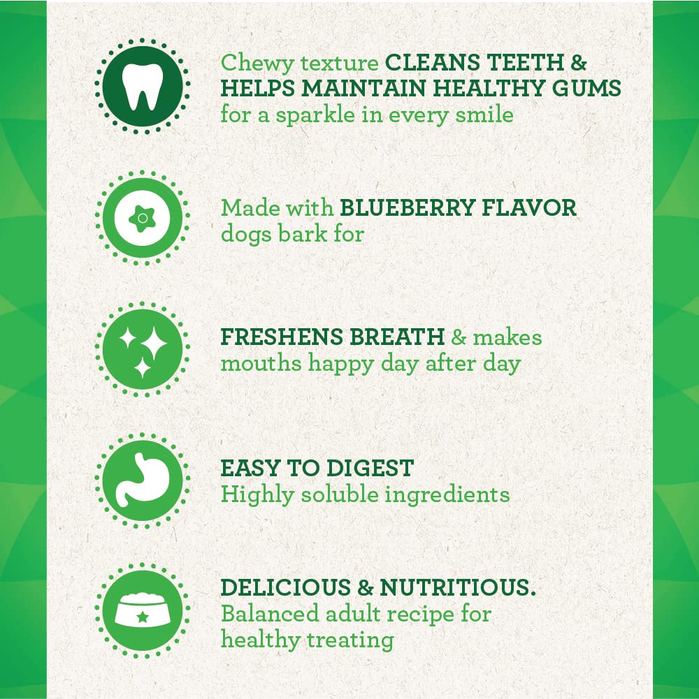 Foto 3 pulgar | Dog Treats Greenies Petite Natural Dental Care, 355 Ml, Arándanos - Venta Internacional.