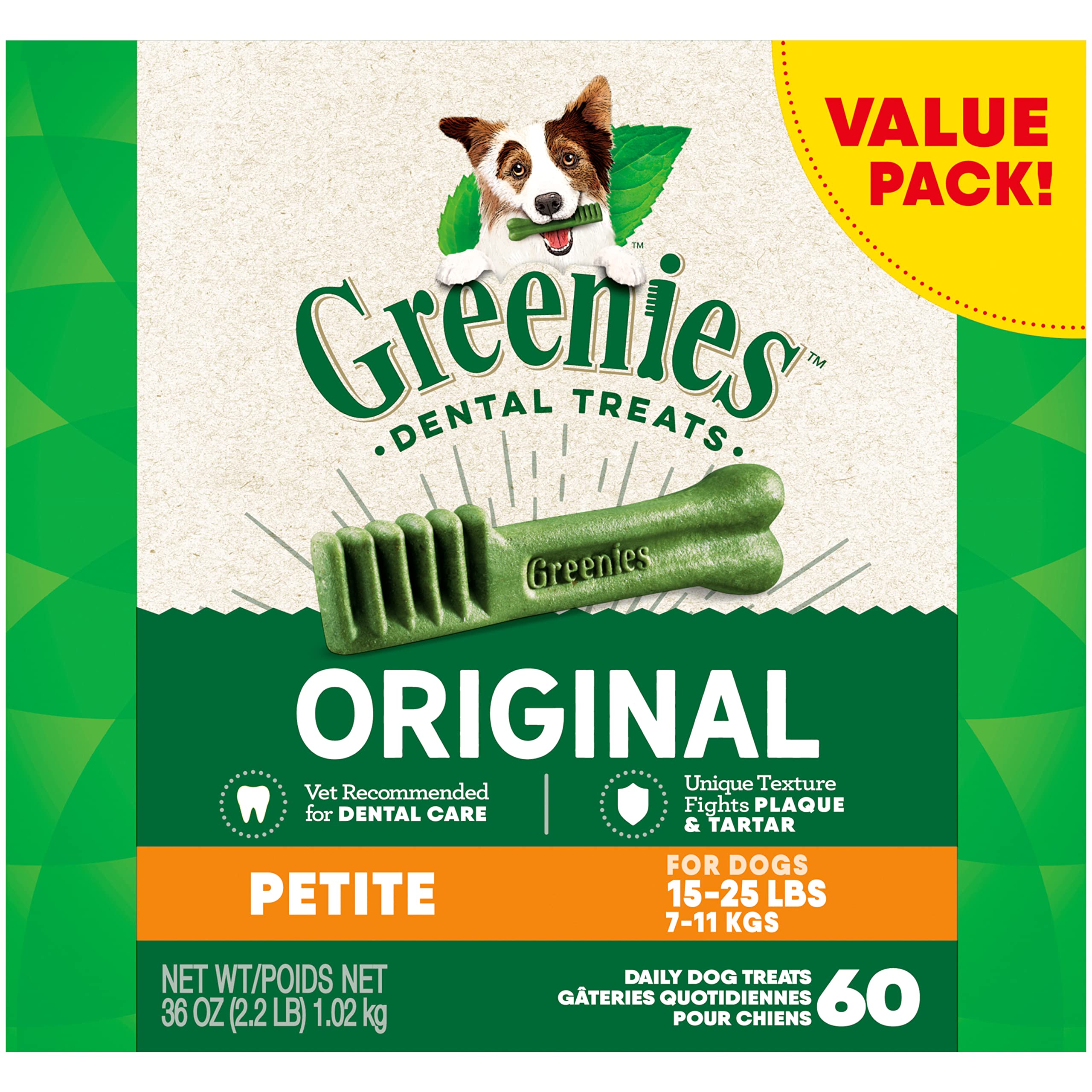 Foto 2 pulgar | Golosinas Para Perros Greenies Original Petite Dental Care, 1,06 Kg - Venta Internacional.