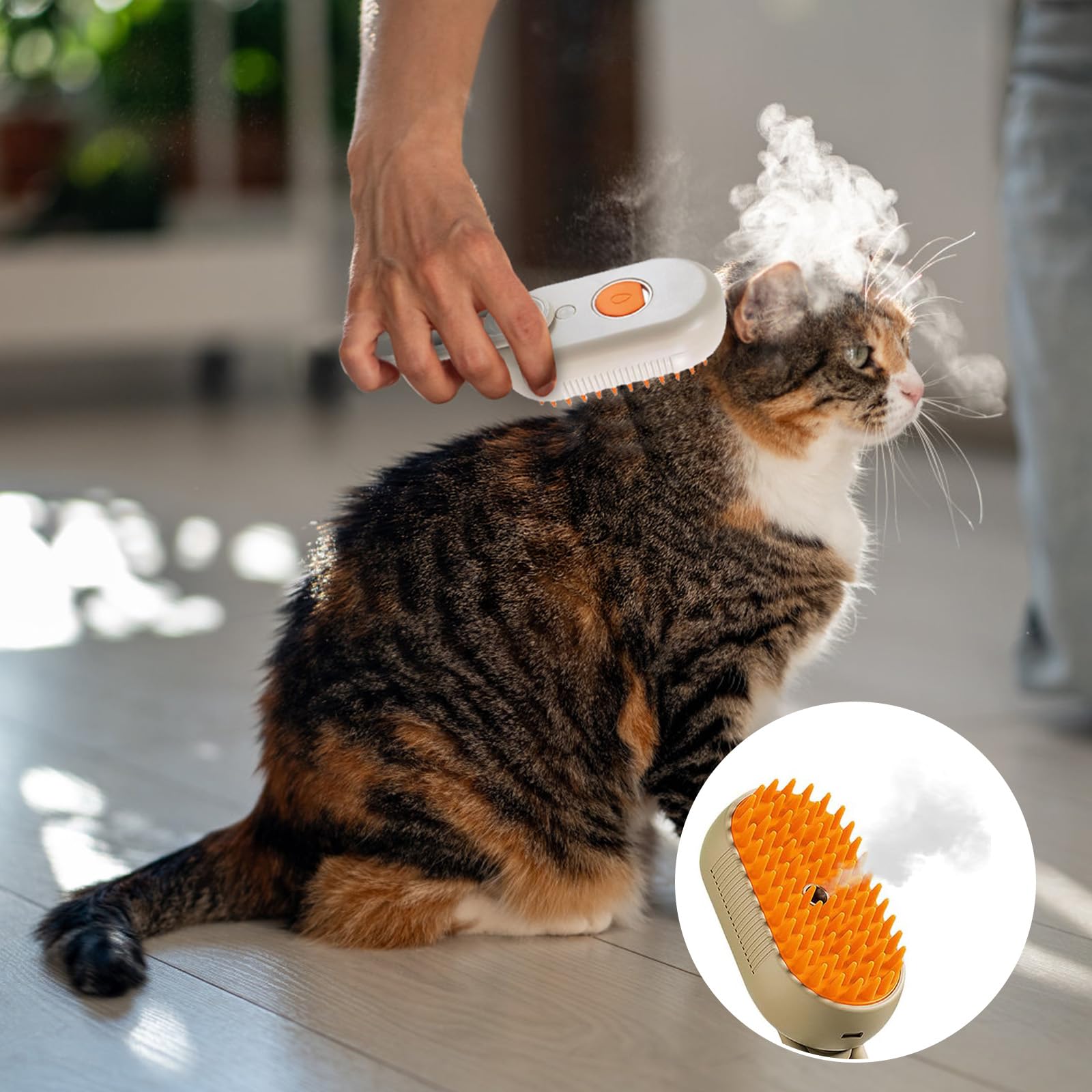 Foto 6 pulgar | Cepillo De Aseo A Vapor Para Mascotas Steamy 2025 Para Perros Y Gatos - Venta Internacional.