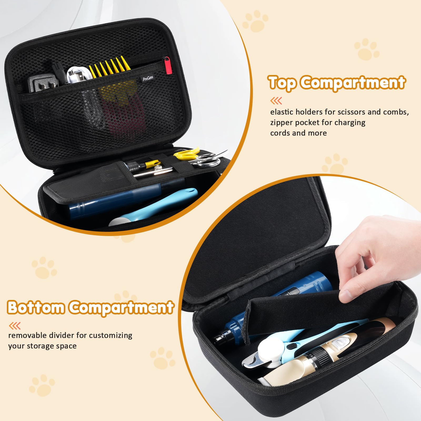 Foto 4 pulgar | Estuche De Almacenamiento Para Herramientas De Aseo De Mascotas Procase Para Oneisall/wahl - Venta Internacional.