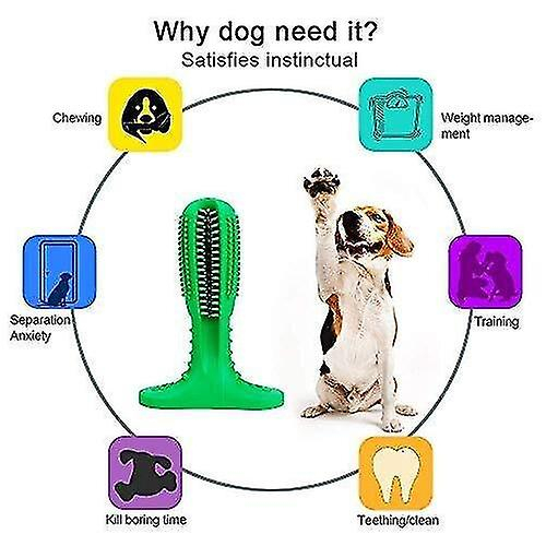 Foto 3 pulgar | Cepillo De Dientes Para Perros, Juguete Masticable Indestructible Para Cachorros Y Adultos - Venta Internacional.
