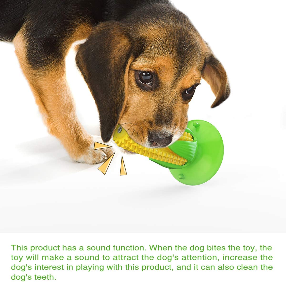 Foto 2 pulgar | Juguete Masticable Dog Squeaky Con Ventosa Para La Salud Dental - Venta Internacional.
